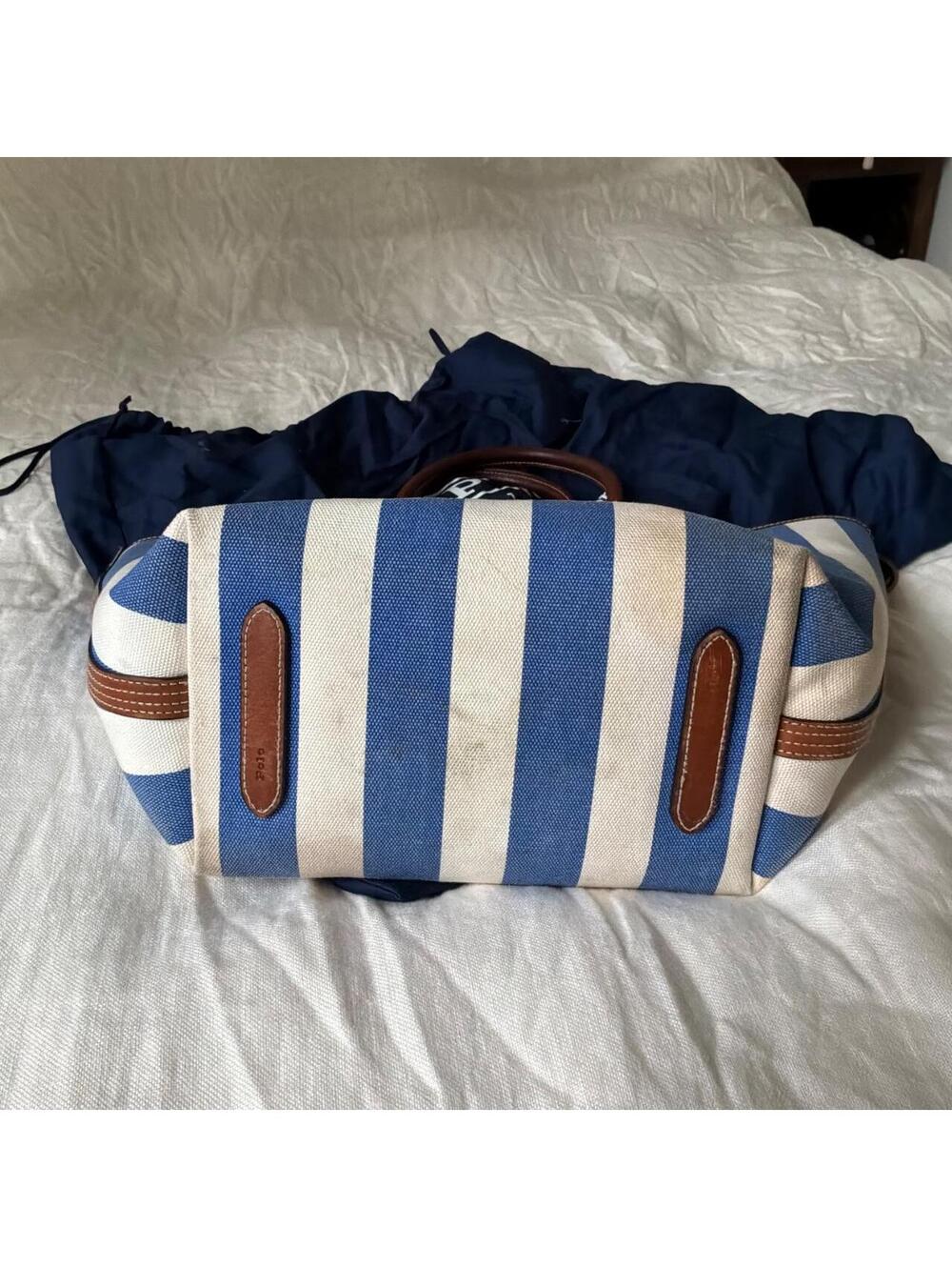 Polo Ralph Lauren Women's White and Blue Bag - Picture 5 of 6